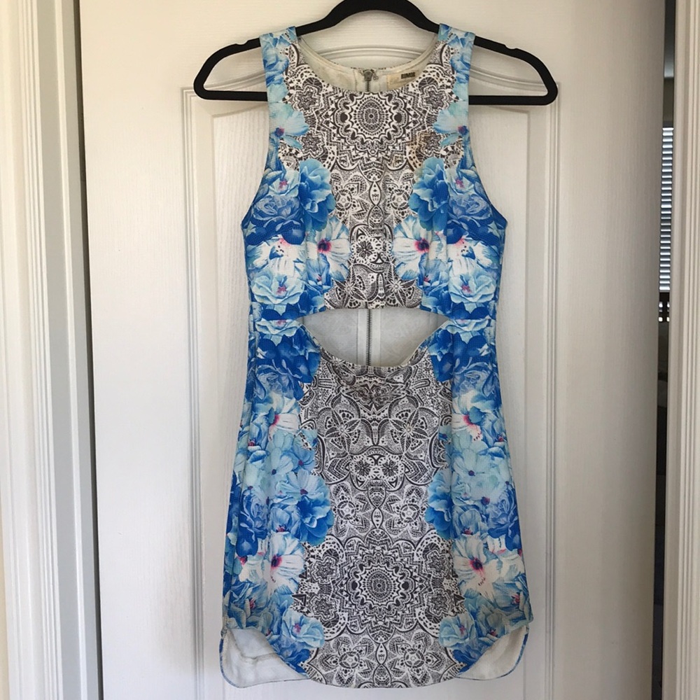 LF Floral Bodycon Dress